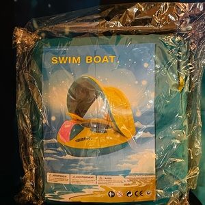 Swim Boat Inflatable float 6-36 months NWT